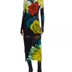 AFRM Citron Blossom Shailene Dress NWT